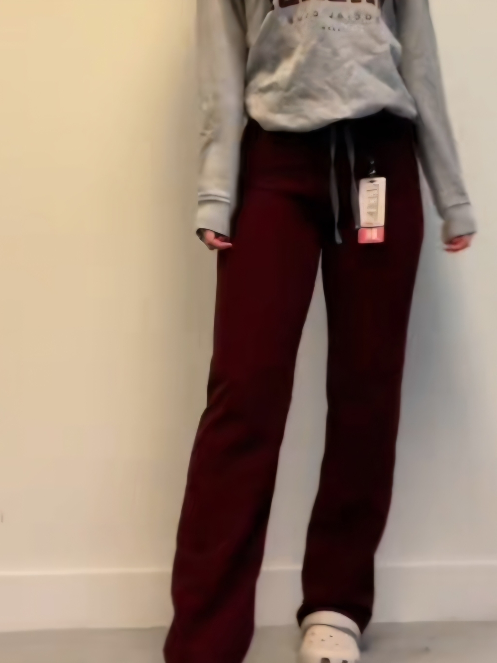 Women's Livingston Figs Wide-Leg Pants - Burgundy